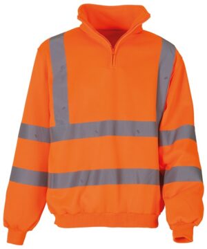 Hi-vis ¼ zip sweatshirt - YK031