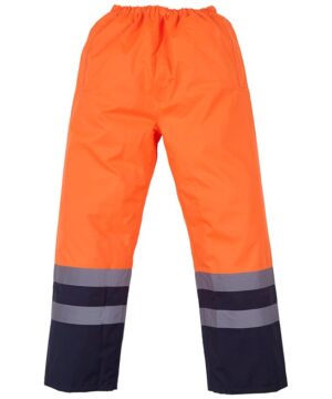 Hi-vis waterproof overtrousers - YK072