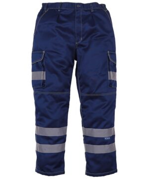 Hi-vis polycotton cargo trousers - YK073
